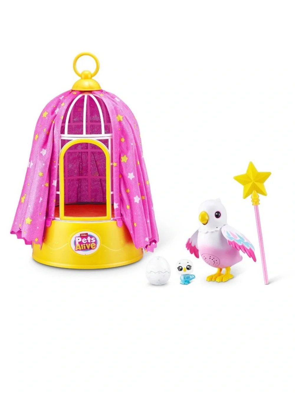 Pets Alive Polly the Surprise Magic Bird - Pink Interactive Toy